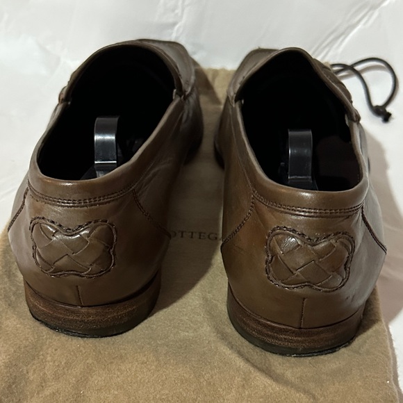 Men’s Bottega Veneta Brown Loafers 41.5 (9 US) - Intrecciato pattern bit - Picture 4 of 13